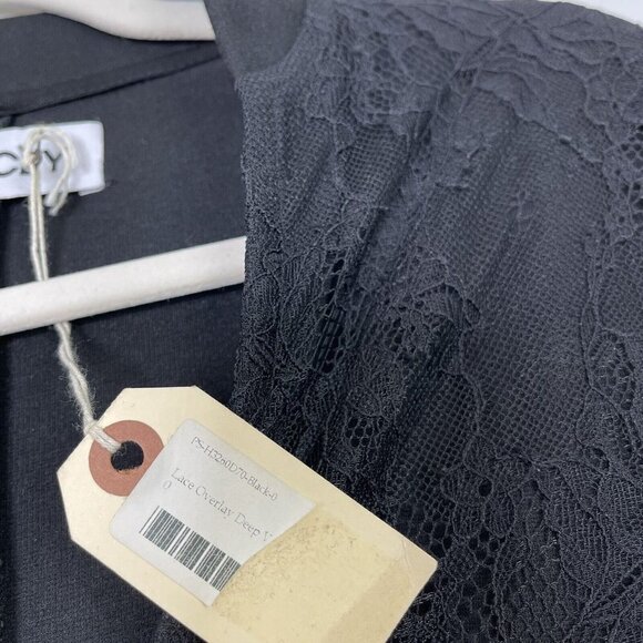 NEW Pencey‎ Black Mini Dress Women’s Size 0 - Picture 5 of 8